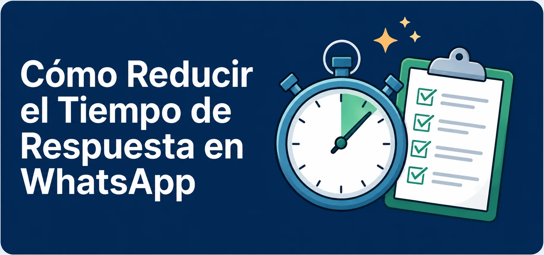 Cómo reducir el tiempo de respuesta en WhatsApp